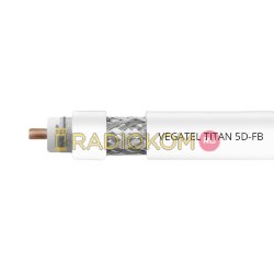 Кабель VEGATEL 5D-FB (Titan, белый)